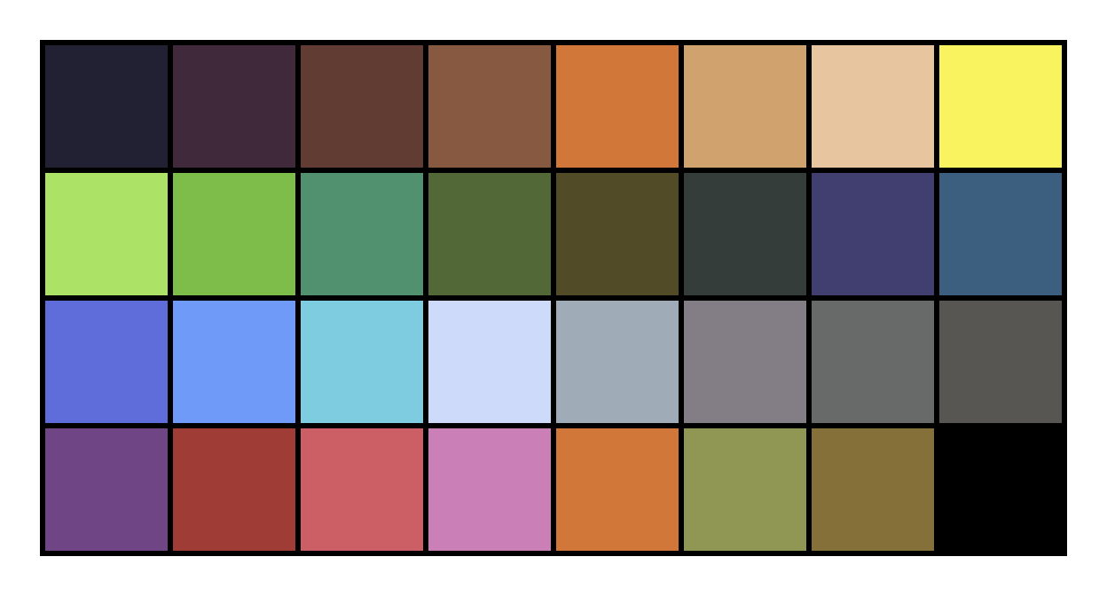 Color palette